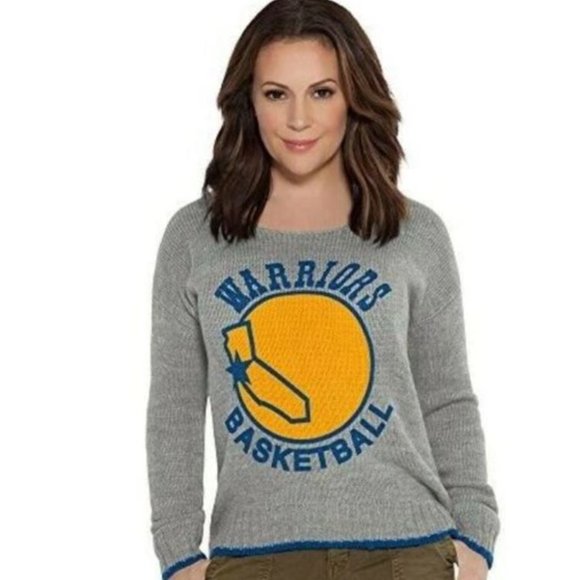 Touch by Alyssa Milano Sweaters - NWT Touch by Alyssa Milano Warriors NBA Sweater, Size Small